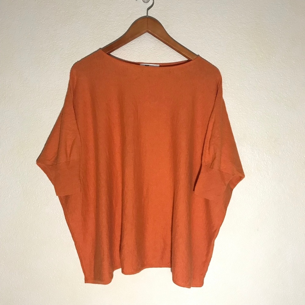 My Tribe Silk/Wool/Alpaca Dolman Sleeve Top